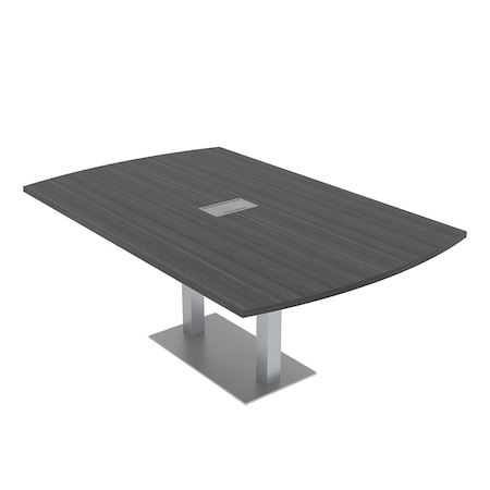 Skutchi Designs 45.25 in W, 84 in L, 29 in H, Engineered Wood Top, Grey H-AREC-4684DOU-AN-EL